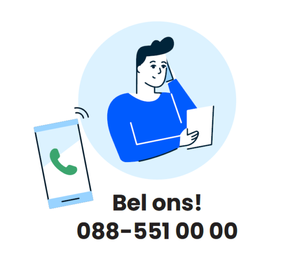 Vragen? Bel ons